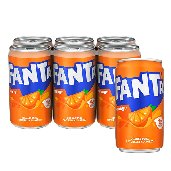 Fanda Orange Flavoured Soft Drink 222ml X 6