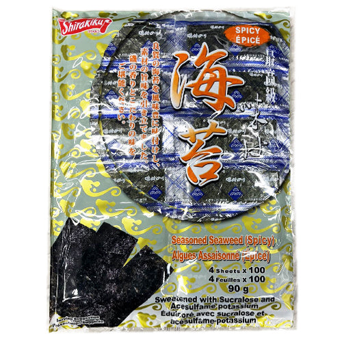 Seasoned Seaweed Spicy 4x100Sheets