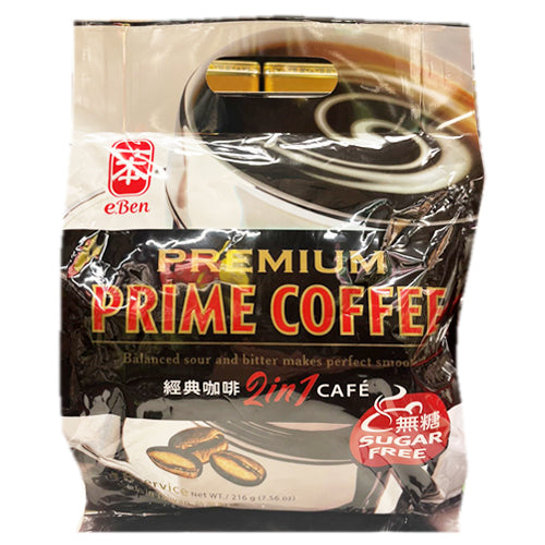 2in1Cafe Premium Prime Coffee-Sugar Free 216g18Service