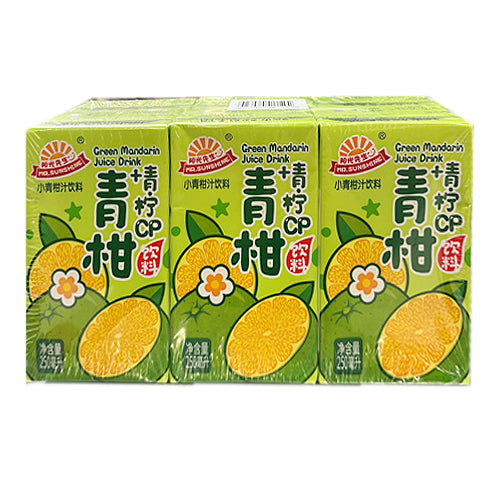 Mr. Sunshine Green Mandarin Juice Drink 250ml*6