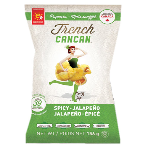 French Cancan Spicy Jalapeño Popcorn 156g