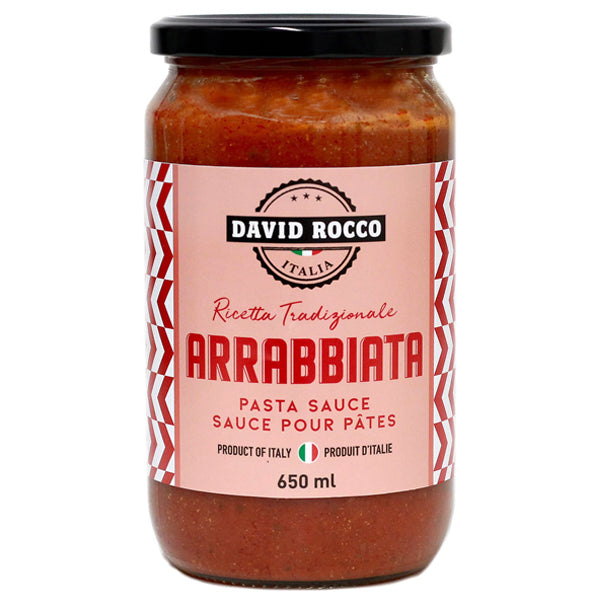 David Rocco Pasta Sauce Arrabbiata 650ml