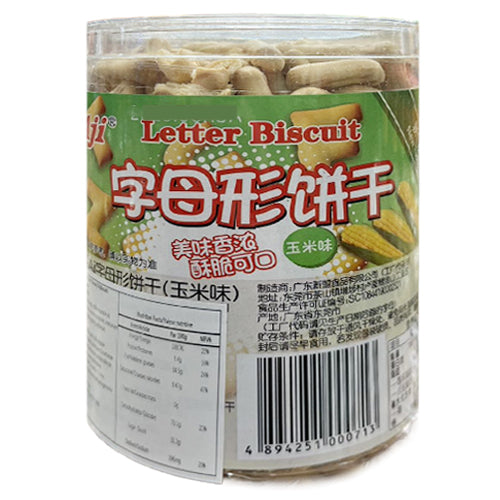 Aji Letter Biscuit Corn Flavour 120g