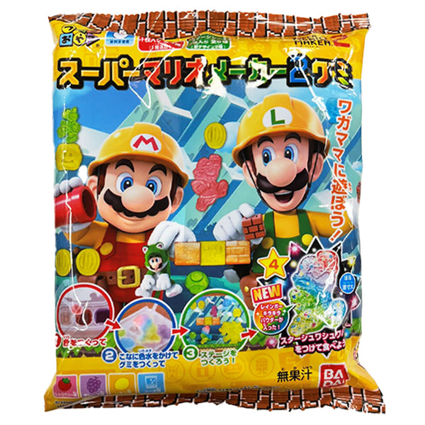 BANDAI Super Mario Maker Gummy DIY Japanese Candy Kit 24g