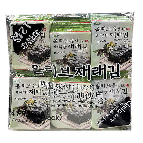 BKF Roasted Seaweed with Olive Oil 12pack