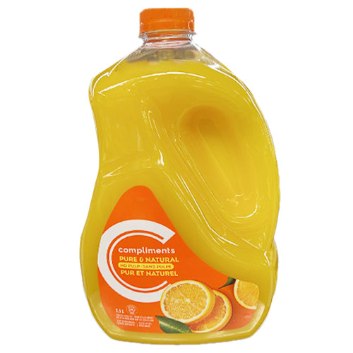 Compliments Pure & Natural Orange Juice No Pulp 2.5 L