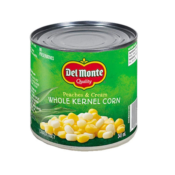 Del Monte Whole Kernel Corn Peaches & Cream 341ml