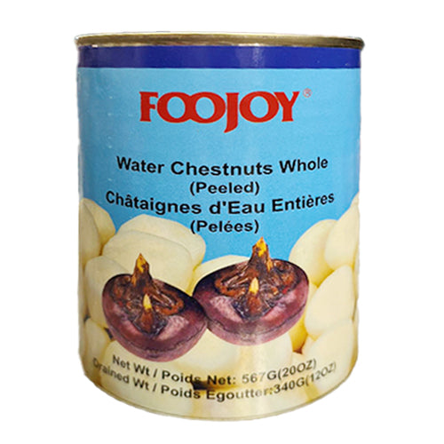Foojoy Water Chestnuts Whole(Peeled) 567g