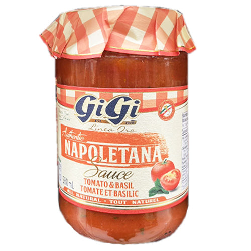 Gigi Napoletana Sauce with Tomato & Basil 580ml