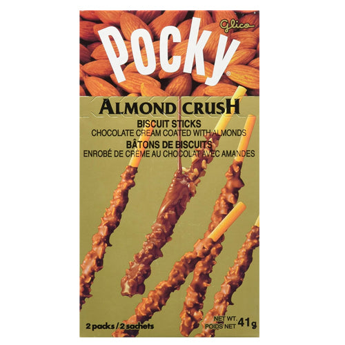 Glico Pocky Chocolate Almond Crush Biscuit 41g