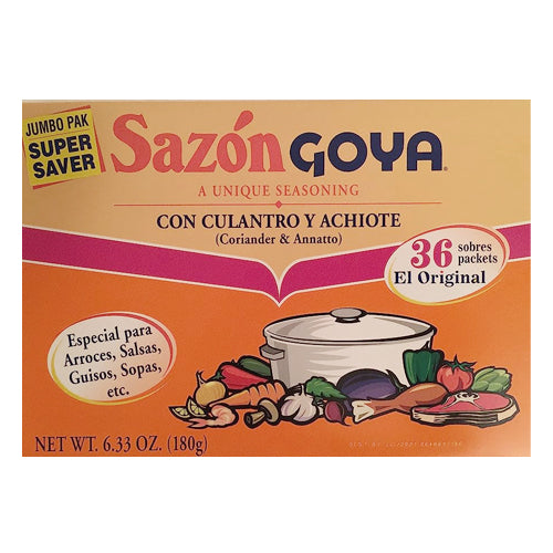 Goya Seasoning Con Culantro Y Achiote 180g-36 packets