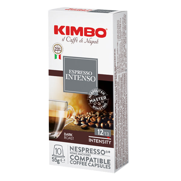 Kimbo Espresso Intensity Dark Roast Nespresso Coffee 10pcs