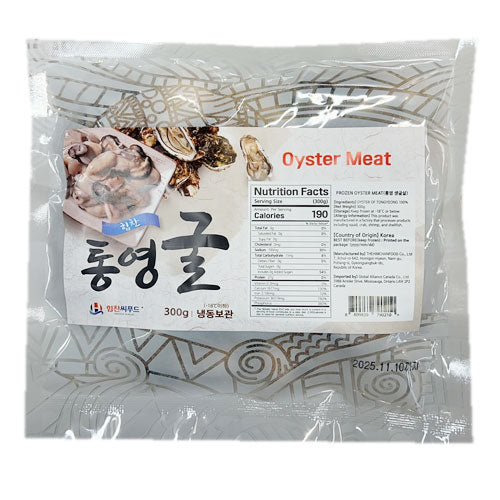 Korean Frozen Oyster Meat 300g