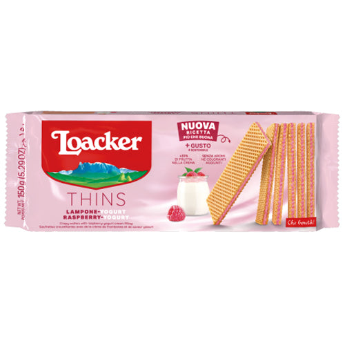 Loacker Wafer Cookies-Raspberry-Yogurt 150g