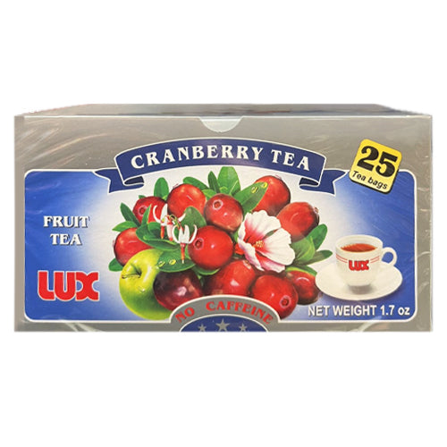 Lux Cranberry Tea-No Caffeine 25 Tea bags