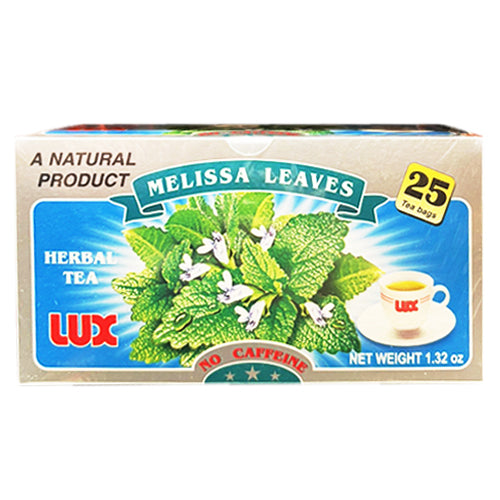 Lux Melissa Leaves Tea - Caffeine Free 25 Tea bags