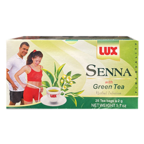 Lux Senna with Green Tea - Caffeine Free 25 Tea bags