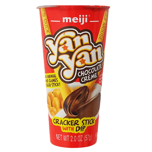 Meiji Yan Yan Cracker Stick with Chocolate Creme 57g