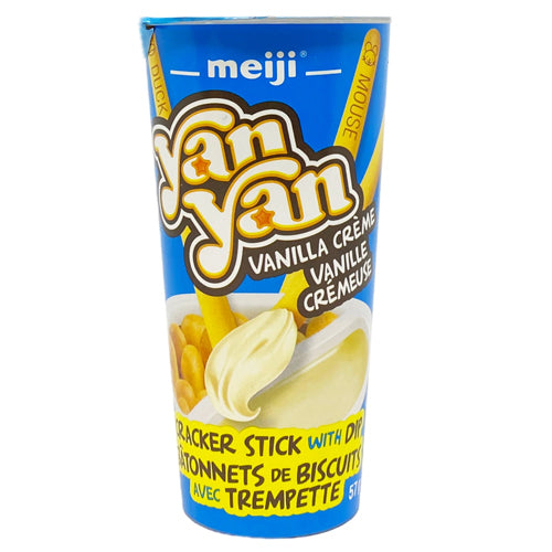 Meiji Yan Yan Cracker Stick with Vanilla Cream 57g