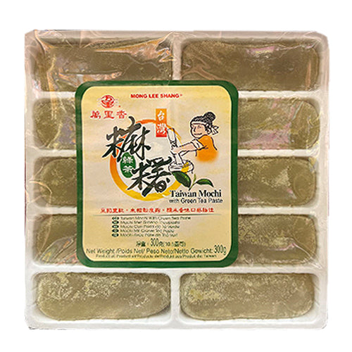 Mong Lee Shang Taiwan Mochi Rice Cake with Green Tea Paste 300g