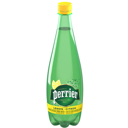 Perrier Natural Spring Water-Lemon 1L