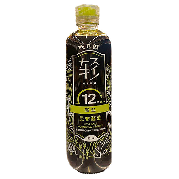 Shinho June Qing Less Salt Kombu Soy Sauce 500ml