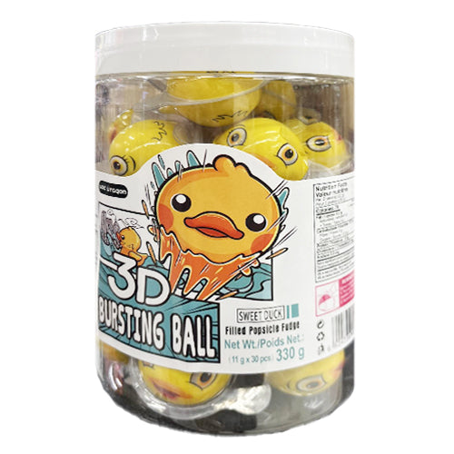 Sweet Duck 3D Bursting Ball Gummy Soft Candy 330g