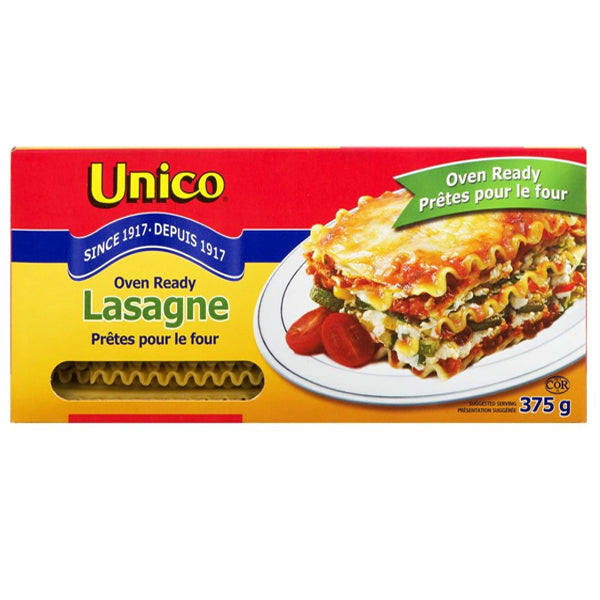 Unico Oven Ready Lasagne 375g