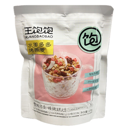 Wangbaobao Fruits Baked Oatmeal 220g