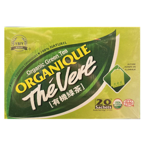 YMY Organic Green Tea 20X2g