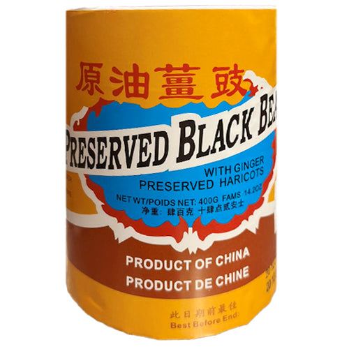 Yang Jiang Preserved Black Beans with Ginger 400g
