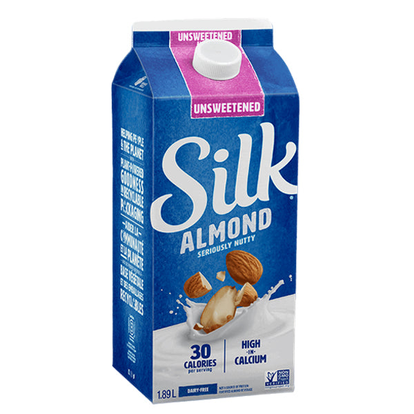 Silk Almond Milk-Unsweetened 1.89L