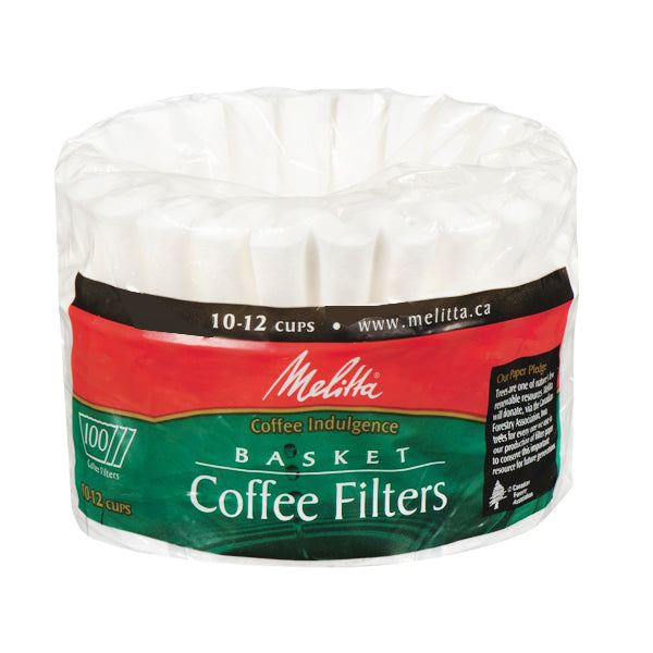 Melitta White Coffee Filters 100 Count