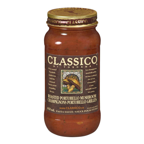 Classico Roasted Portobello Mushroom Pasta Sauce 650ml