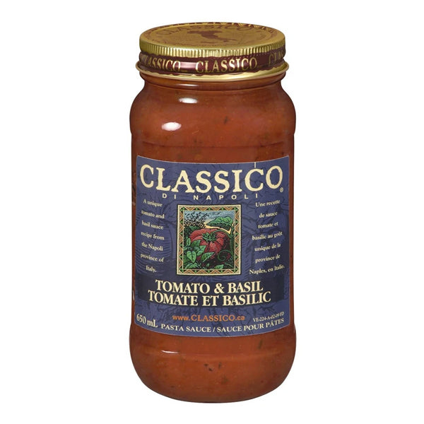 Classico Tomato & Basil Pasta Sauce 650ml