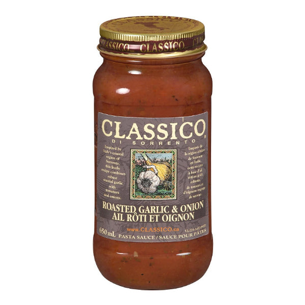 Classico Roasted Garlic & Onion Pasta Sauce 650ml
