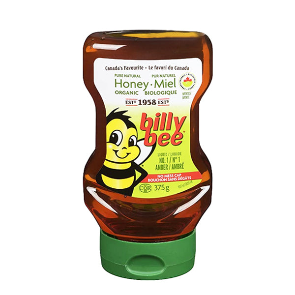 Billy Bee Organic Honey 375g