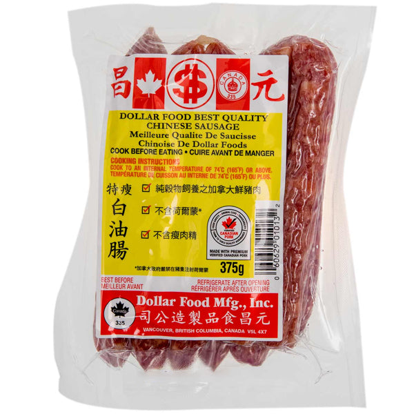 Dollar Food Best Quality Chinese Sausage 375g