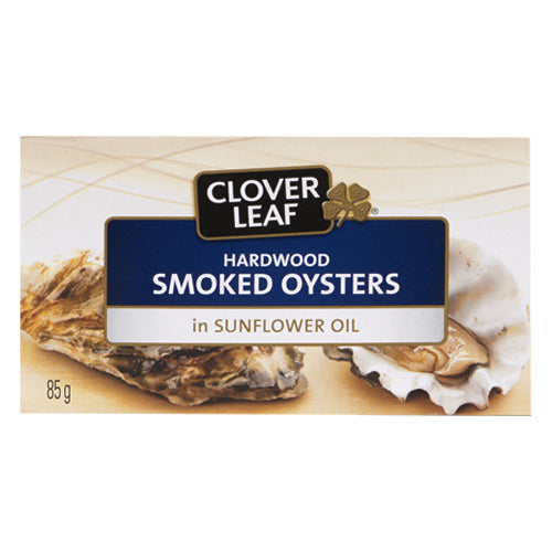 Clover Leaf Hardwood Smoked Oysters in Sunflower Oil 85g