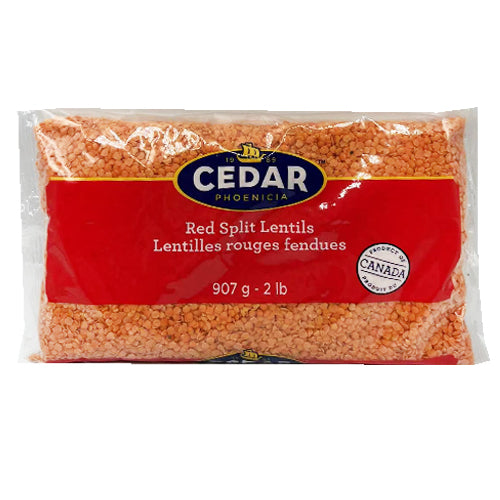 Cedar Red Split Lentils 2lb