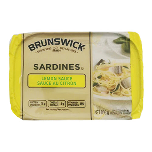 Brunswick  Sardines in Lemon Sauce 106 g