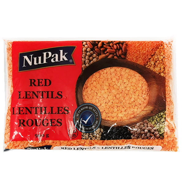 NUPAK Red Lentils 900g