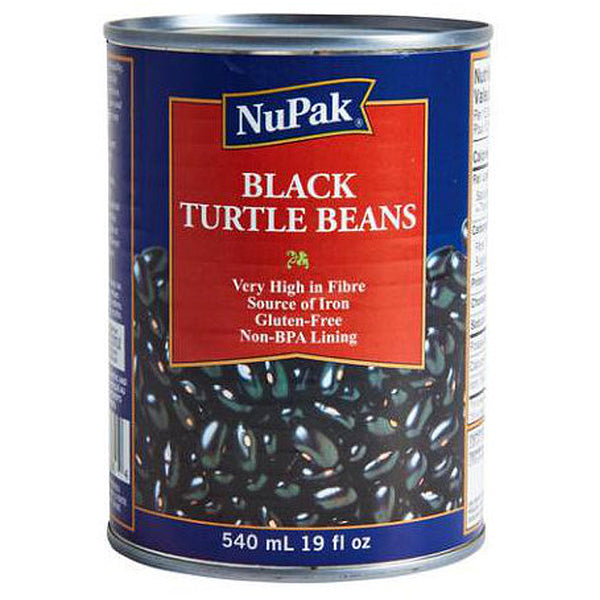 NUPAK Black Turtle Beans 540ml