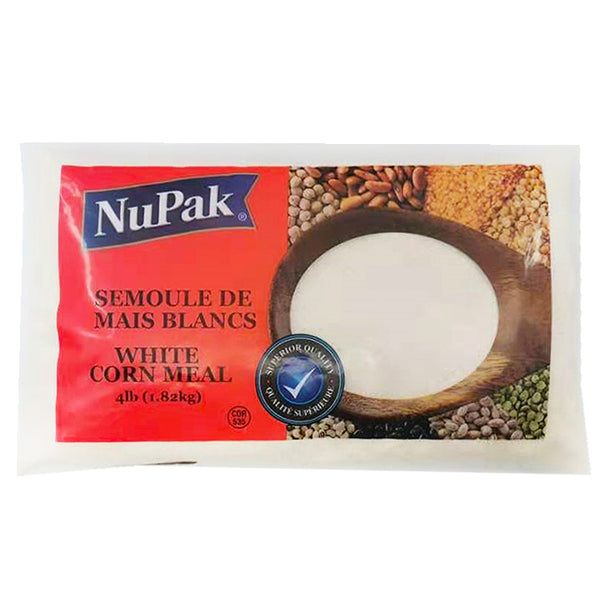 Nupak White Corn Meal 4LB