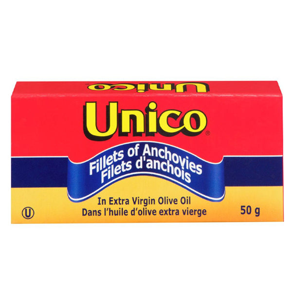 Unico Fillets of Anchovies in Extra Virgin Olive Oil 50g