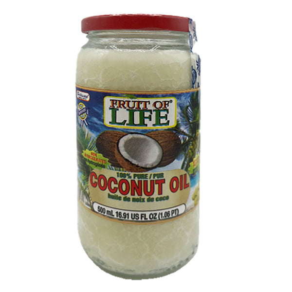 Fruit of Life 100% Pure Coconut Oil 500ml