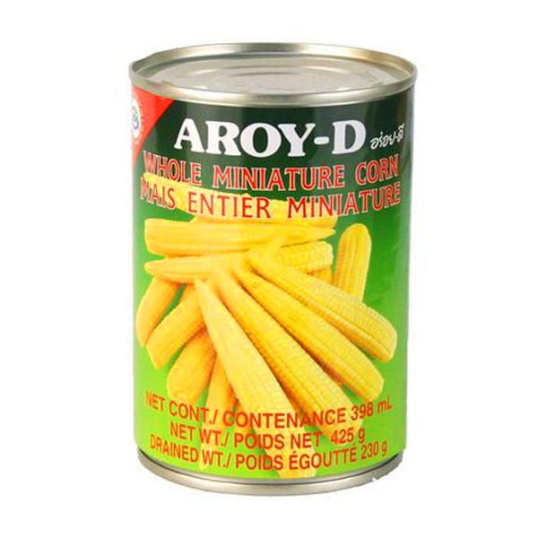 Aroy-D Whole Miniature Corn 425g