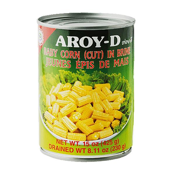 Aroy-D Baby Corn(Cut) In Brine 425g