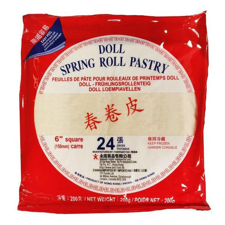 Doll Spring Roll Pastry 6" 200g