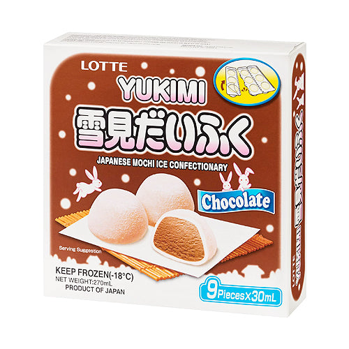 Lotte Yukimi Chocolate Mochi Ice Cream 270g